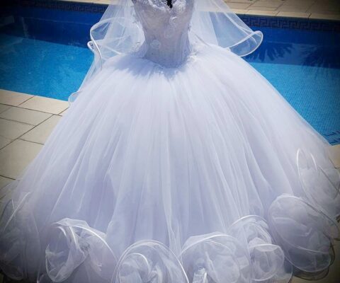 Création d une robe princesse en tulle