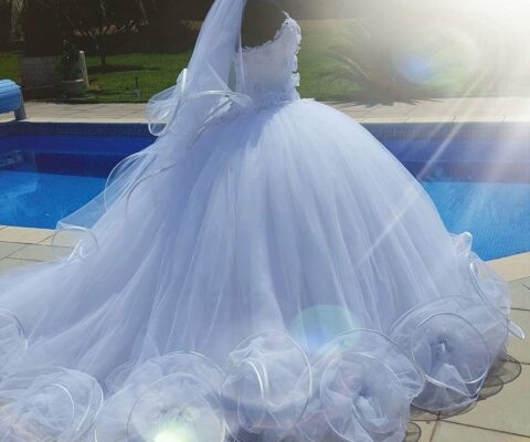 Création d une robe princesse en tulle